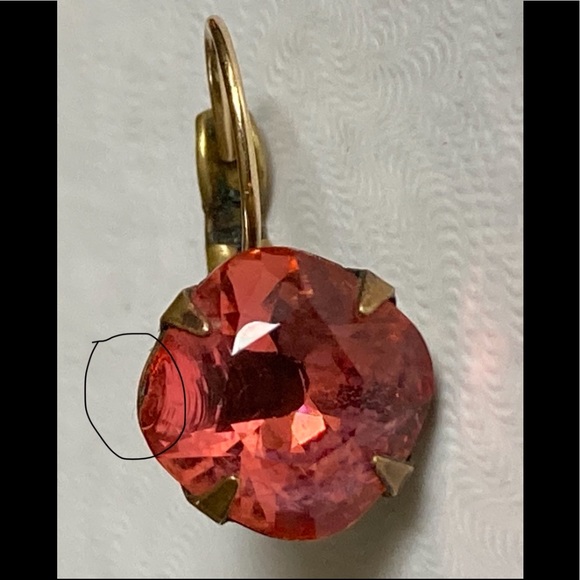 LIZ PAIACIOS Pink Crystal Pierced Earrings - Picture 11 of 14